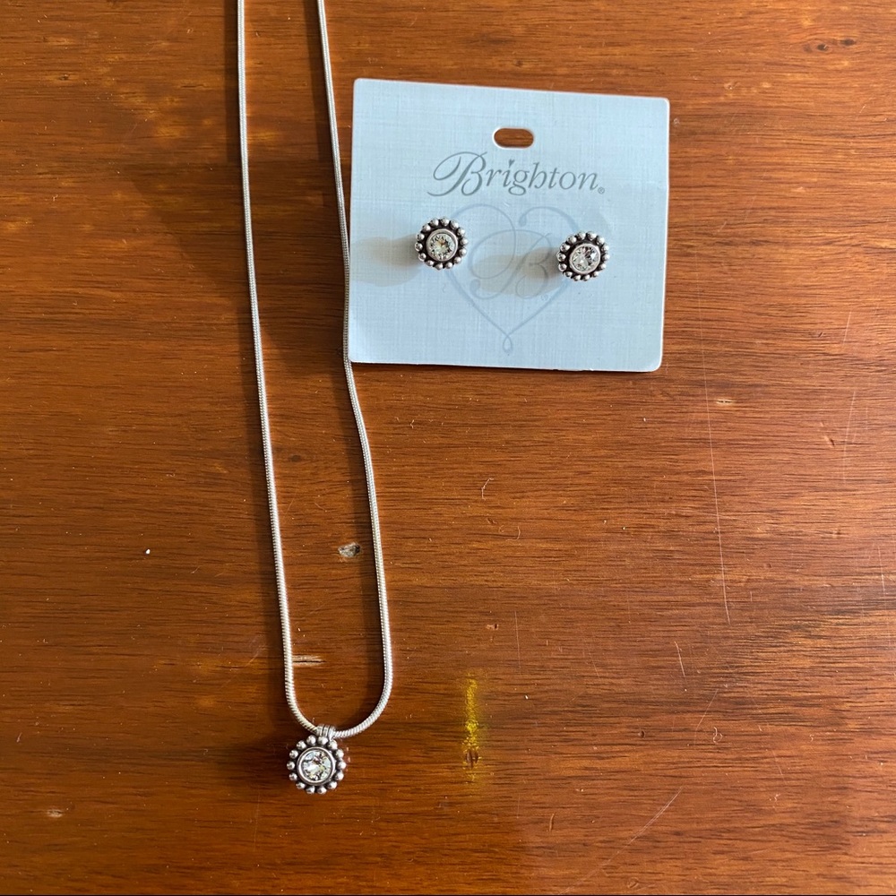 Brighton Twinkle Necklace Earrings Set